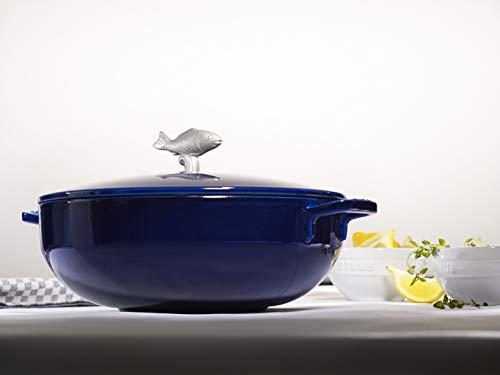 STAUB Staub Cast Iron 5-qt Bouillabaisse Pot - Dark Blue, Made in France