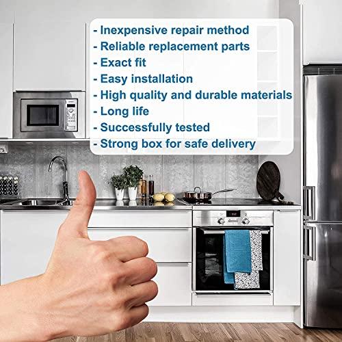 HQRP HQRP 11-1/4 inch Glass Turntable Tray Compatible with GE WB49X10224 HVM1540DP1BB HVM1540DP1WW HVM1540DP2BB HVM1540DP2WW Microwave Oven Cooking Plate