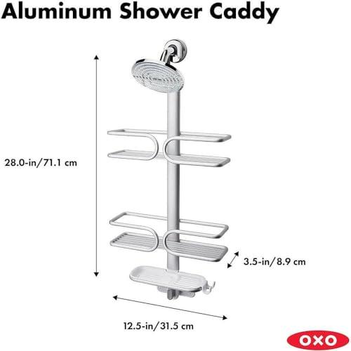 OXO OXO Good Grips 3 Tier Aluminum Shower Caddy