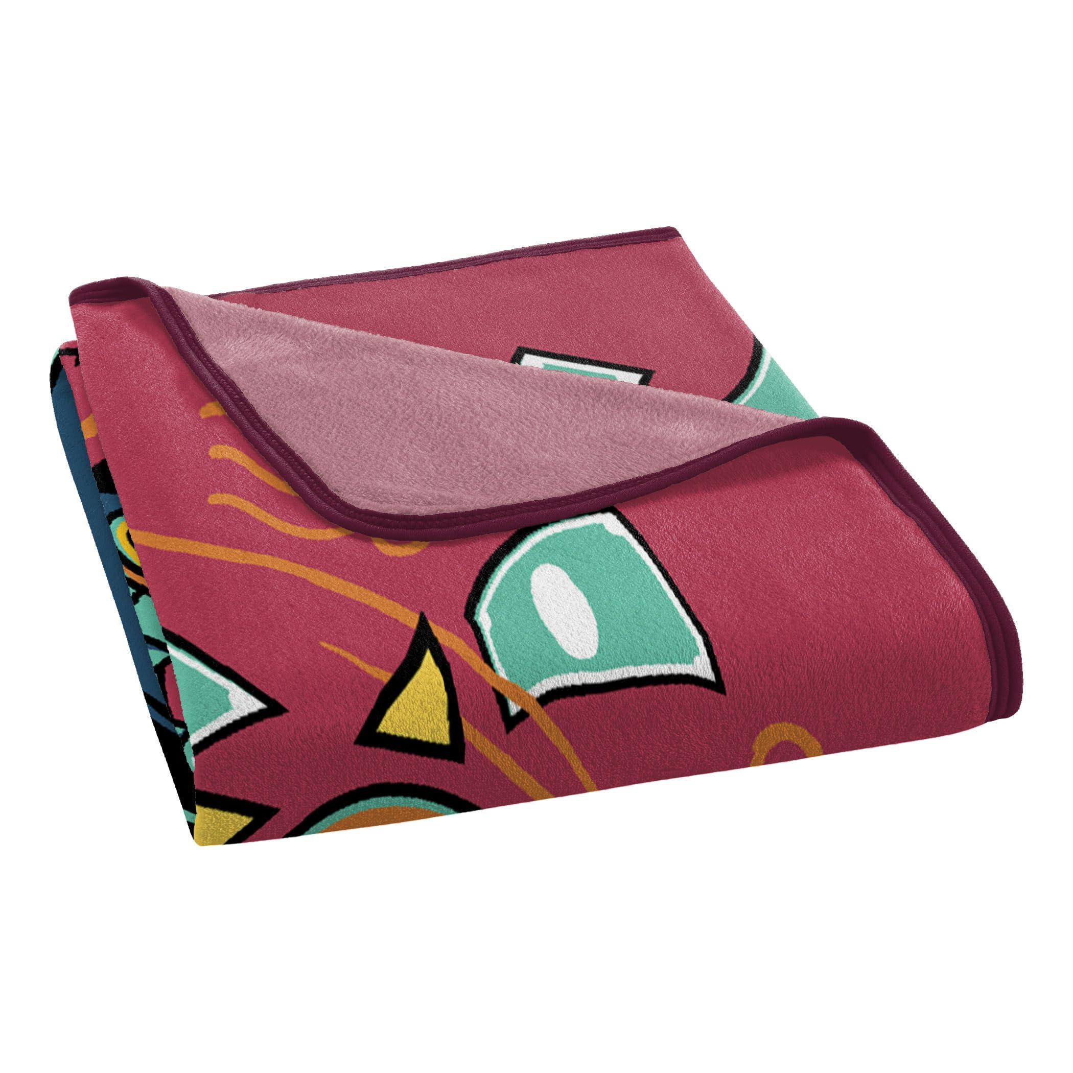 Northwest Northwest Spongebob Squarepants Micro Raschel Throw Blanket, 46\" x 60\", Dollar Krabs