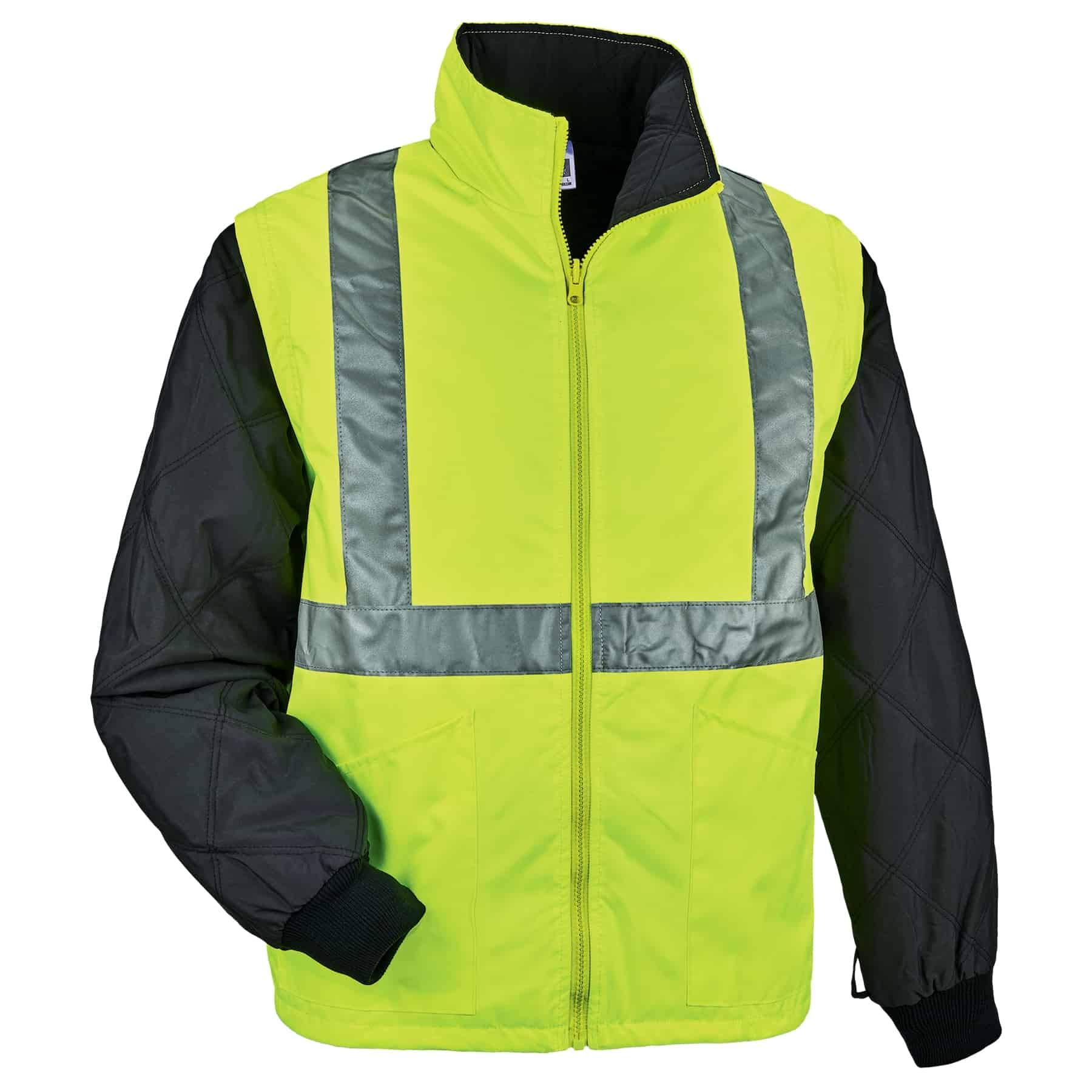 Ergodyne Ergodyne GloWear 8385 ANSI High Visibility 4-in-1 Reflective Safety Jacket