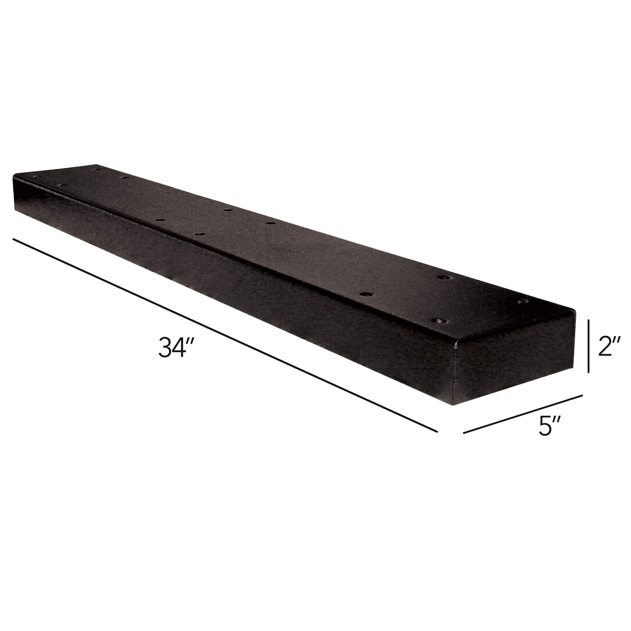 Mail Boss Mail Boss 7140 Box Spreader Bar for Three-Mailbox Applications, 3, Black