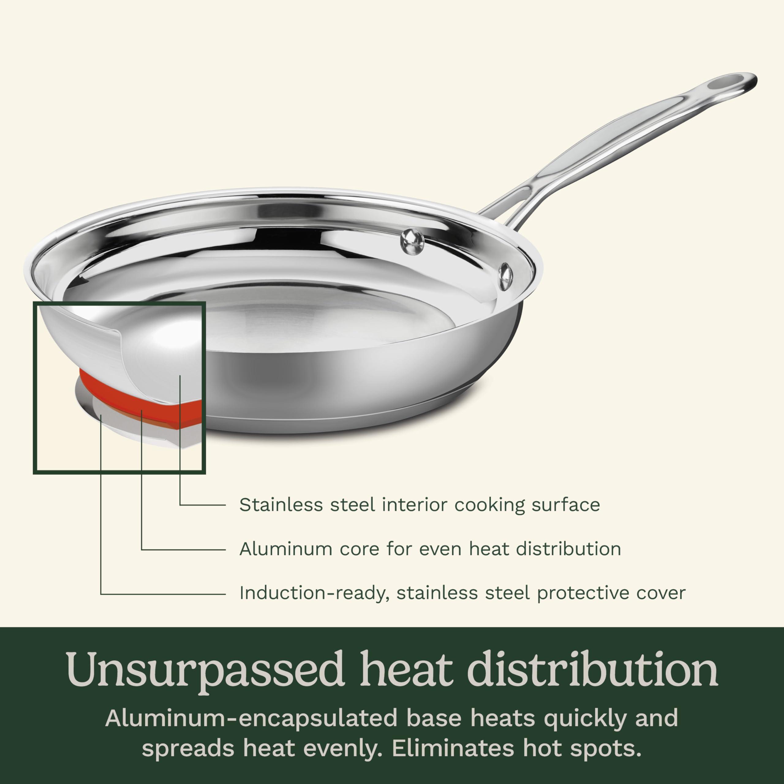 Cuisinart Cuisinart 10-Inch Open Skillet, Chef\'s Classic Stainless Steel Cookware Collection, 722-24