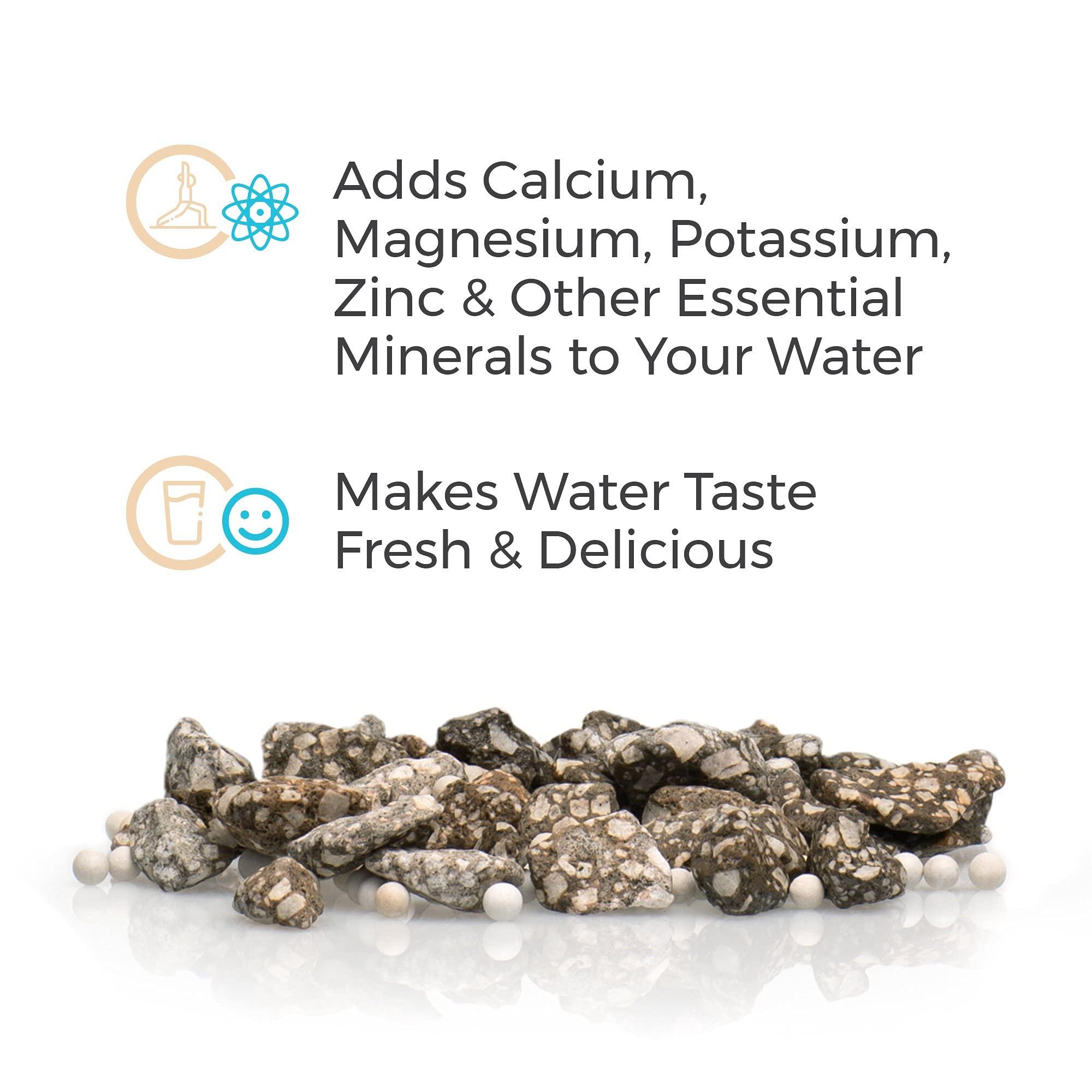 Santevia Mineral Stones Replacement by Santevia | Designed for Santevia's Gravity Water System | Adds Healthy Minerals and Makes Water Alkaline | Makes Water Taste Delicious