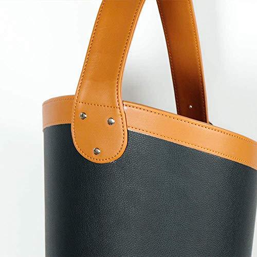 Umbrella stand Umbrella stand Modern, Indoor Umbrella Holder for Entrance Floor Standing Leather Round Umbrella Bucket for Home and Office Lightweight Umbrella Holder Rack