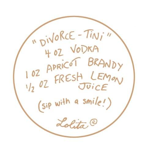 LOLITA Lolita Love My Martini Glass, Divorce-Tini