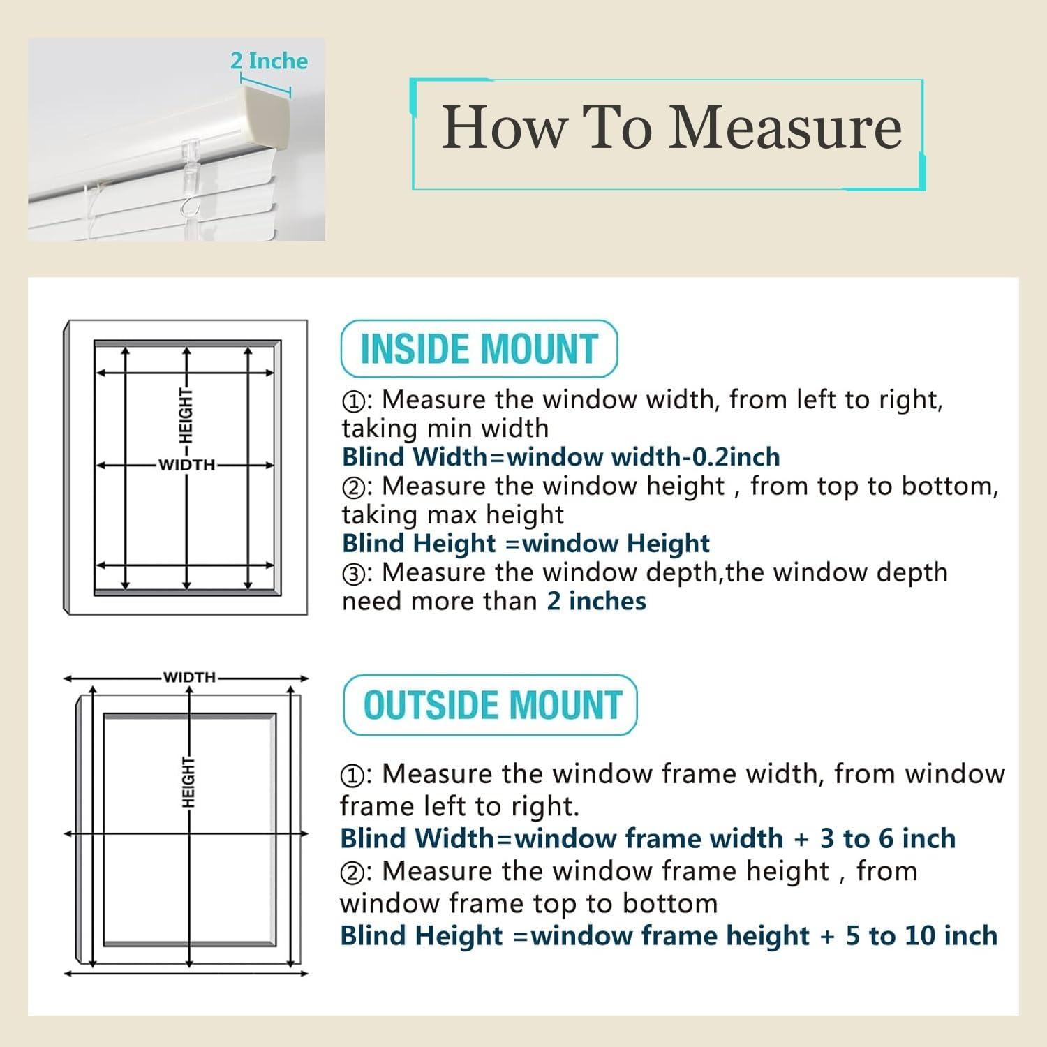 LOQPDNXN Blinds Custom Venetian Blinds for Windows Cordless Vinyl Blinds Horizontal Window Blinds Aluminum Blinds Blinds & Shades for Indoor & Ourdoor by White.25 1/2" W x 44" H