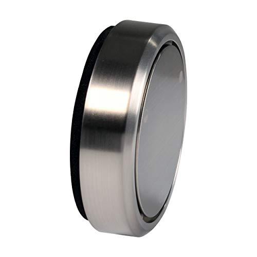 Westbrass Westbrass D493CH-07 Patented Deep Soak Round Replacement 2-Hole Bathtub Overflow Cover for Full and Over-Filled Closure, Satin Nickel