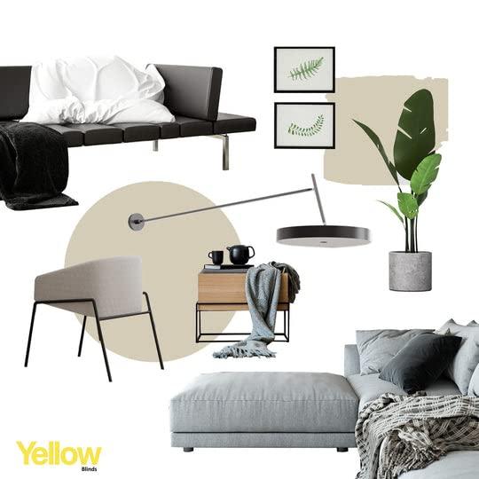 YELLOW BLINDS YELLOW BLINDS Cellular Shades, Window Blinds for Room, Window Coverings for Home Decor Series, Quokka (Light Filtering), 32.5" W x 72" H