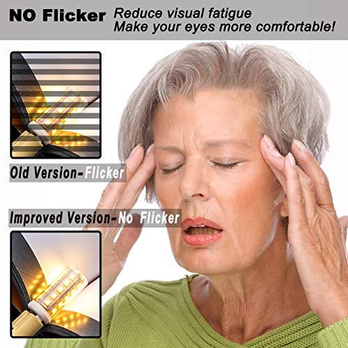 Ziomitus Ziomitus G9 Led Bulbs 40W 35W Dimmable Halogen Replacement,No Flicker G9 4W Led Bulbs Clear,2700k Soft Warm White, AC120V Bi-pin G9 T4 LED for Chandelier Wall Pendant Ceiling Lamps(10Pack)