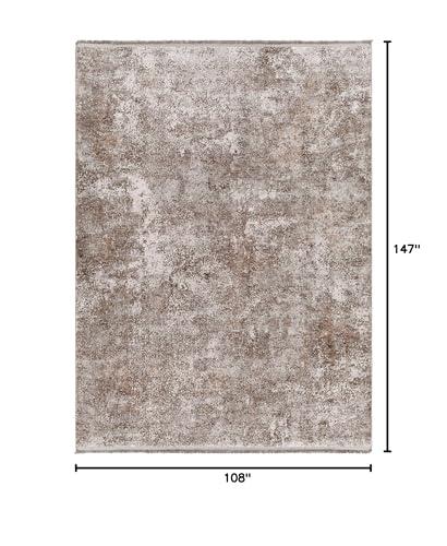 MARK & DAY Mark&Day Area Rugs, 9x13 Thorntown Modern Taupe Marble Area Rug, Beige Grey Carpet for Living Room, Bedroom or Kitchen (9' x 12'3")