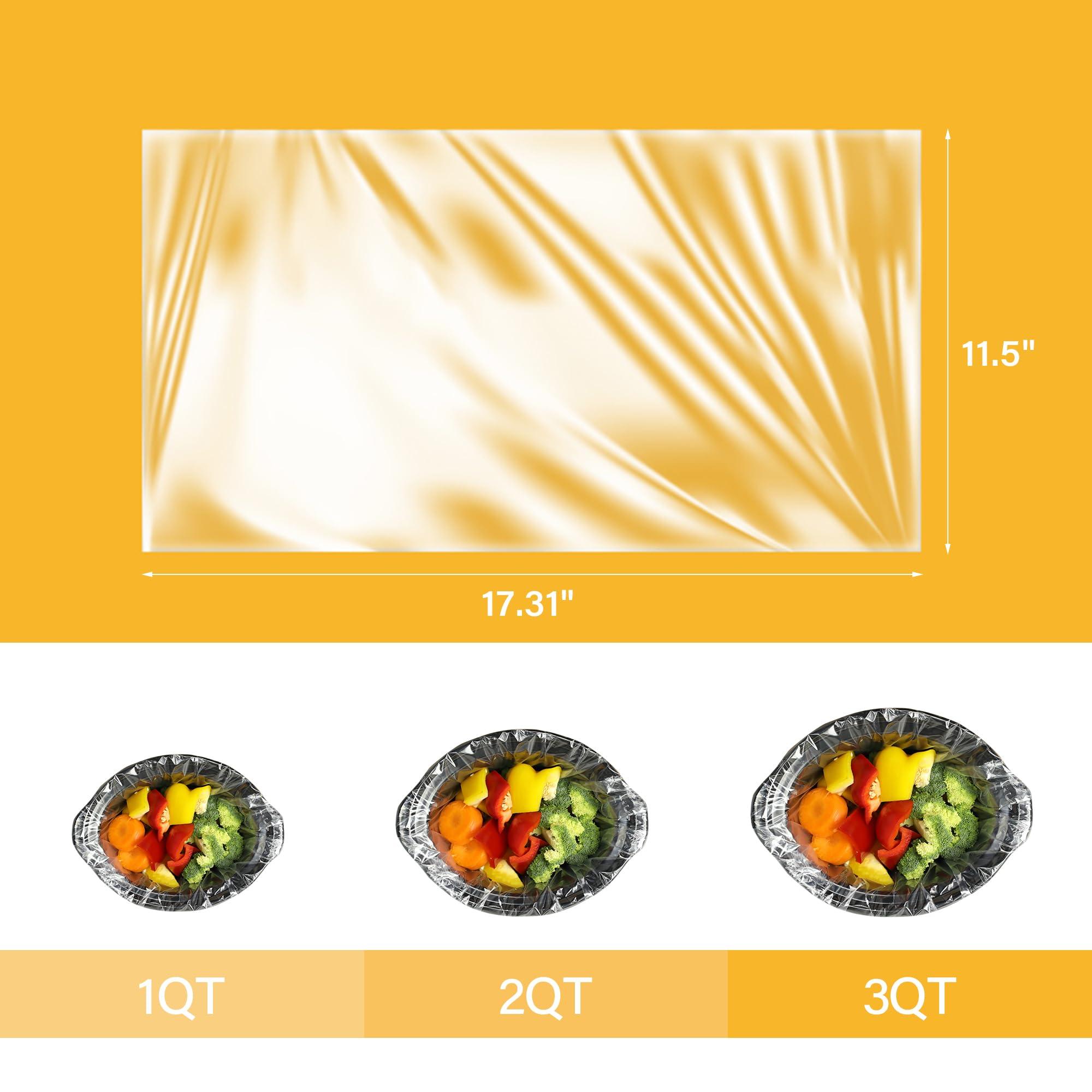 Sunvivi Sunvivi Slow Cooker Liners, Disposable Cooking Bags Large Size Pot Liners Fit 1QT to 4QT,Suitable for Oval & Round Pot 10 Count