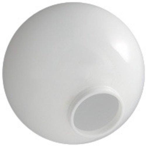 outtkitywi 12 in. White Acrylic Globe - 4 in. Extruded Neck Opening - American PLAS-12NW4