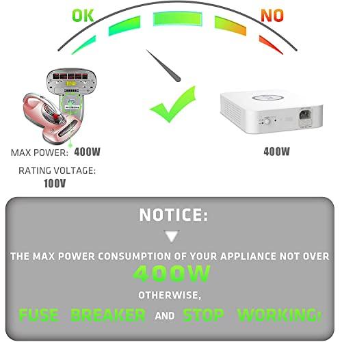 umi 120V to 100V Voltage Converter 500watts Step Down toroidal Voltage Converter for Japan appliances Used in USCE, CQC Certified