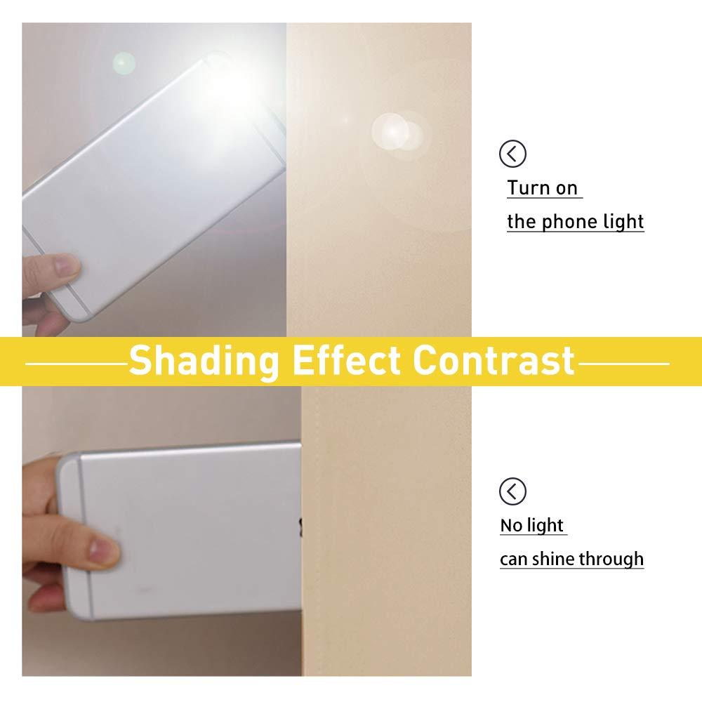 NICETOWN NICETOWN Living Room Noise Reducing Curtains, Privacy Protection & Completely Shaded Ring Top Drapes, Sound Preventing Insulated Window Treatment Curtain Panels(Biscotti Beige, 2 Pieces, W62 x L84)