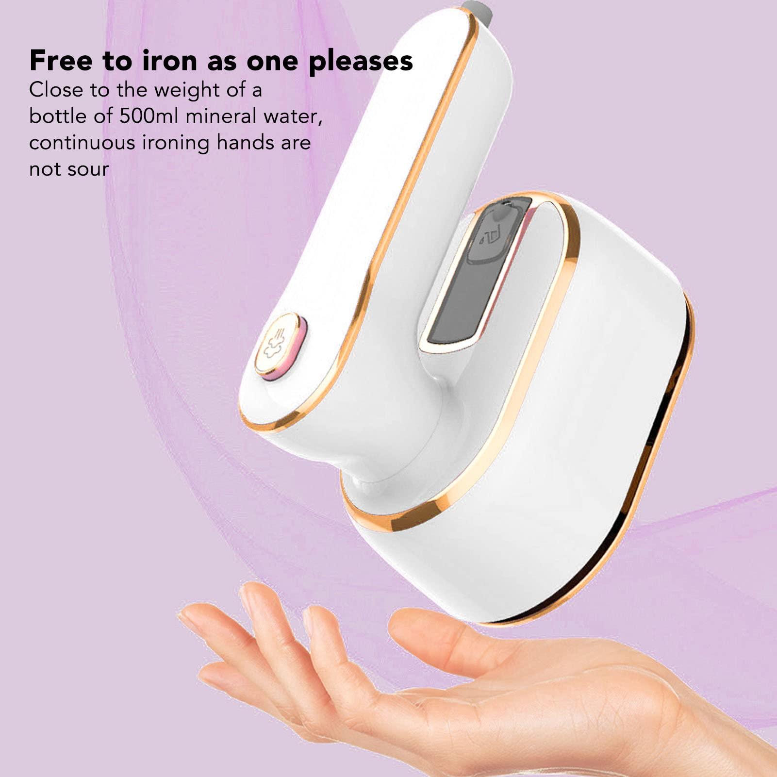 Pilipane Pilipane Handheld Electric Iron, 1000W High Power Electric Iron Handheld Steam Ironing Machine Rotatable Portable Travel Iron(110)