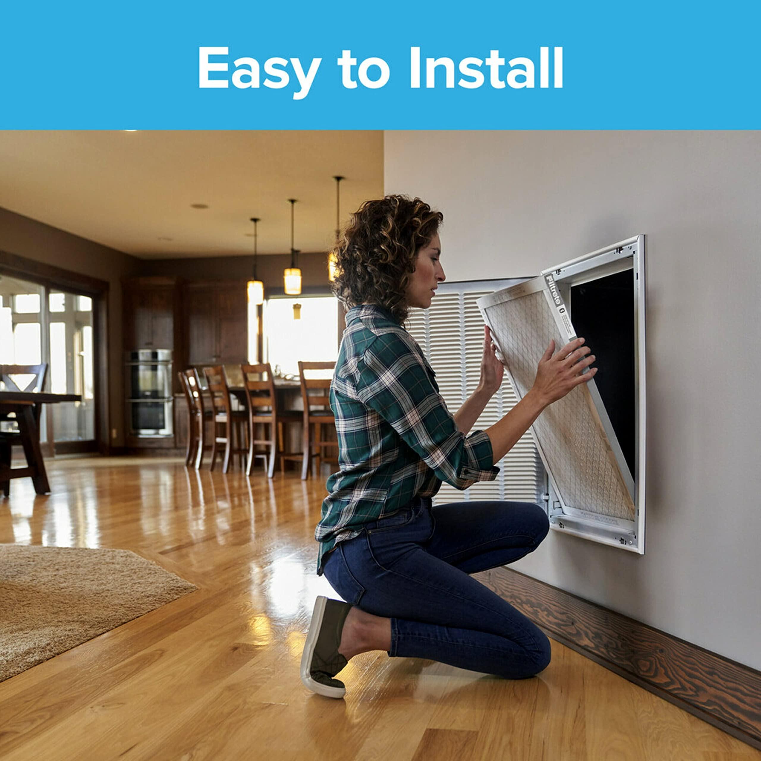 Filtrete Filtrete 20x25x1 AC Furnace Air Filter, MERV 13, MPR 2200, Elite Allergen, Bacteria & Virus Filter, 3-Month Pleated 1-Inch Electrostatic Air Cleaning Filter, 2-Pack (Actual Size 19.69x24.69x0.78 in)