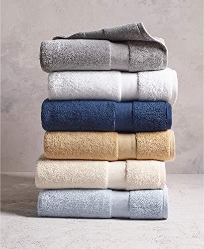 Lauren by Ralph Lauren Lauren Ralph Lauren Wescott Towel 6 Piece Set Bundle Sailcloth White - 2 Bath Towels, 2 Hand Towels, 2 Washcloths