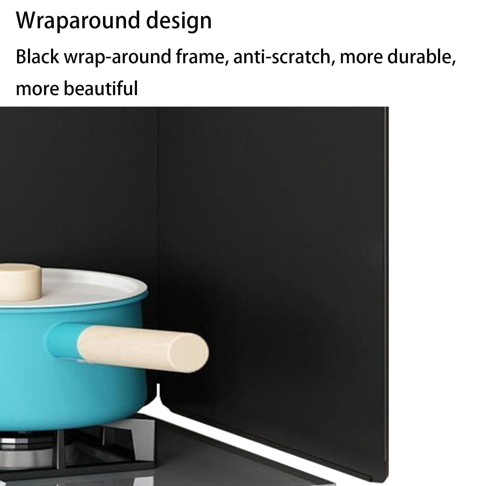 Hoiweqr Cooking Splash Guards, Folding Grease Splatter Screen, Grease Shield Nonstick Oil, Anti Splatter Shield, Frying Pan Splatter Guard, Backsplash Behind Stove, for Cooking and Frying ( Size : 50x50x50cm