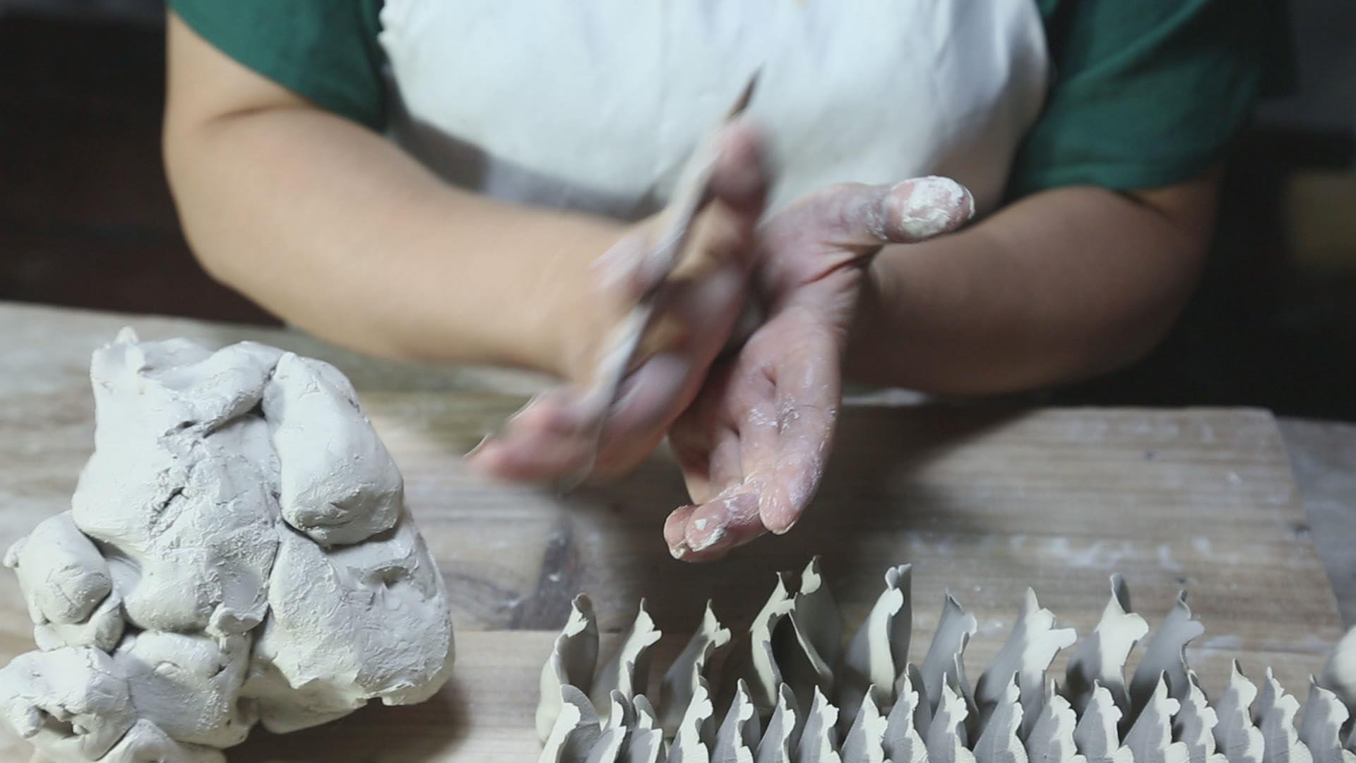 AMERRY AMERRY Ceramic Wall Flower Decor Artificial 3D Flower Wall ArtHandmade 3D Wall Art Hanging Sculpture Porcelain Flower Wall Dcor (Pink,Paeonia lactiflora2.76")