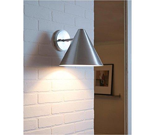 Sea Gull Lighting Seagull Sea Gull 8538501-04 Contemporary Modern One Light Outdoor Wall Lantern from Crittenden Collection in Pwt, Nckl, B/S, Slvr. Finish, Satin Aluminum