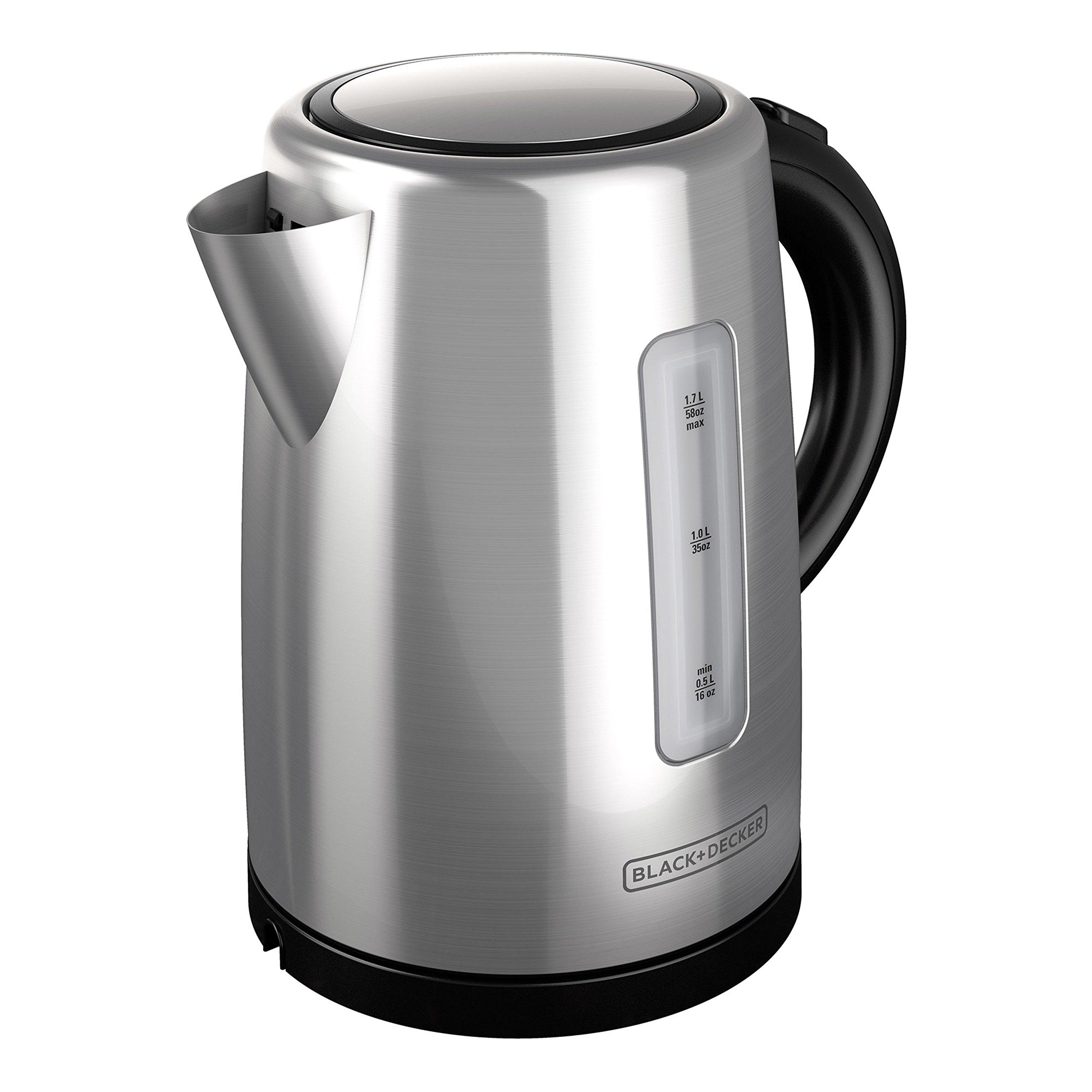 BLACK+DECKER BLACK+DECKER KE2000SD 1.7L Cordless Kettle, Stainless Steel