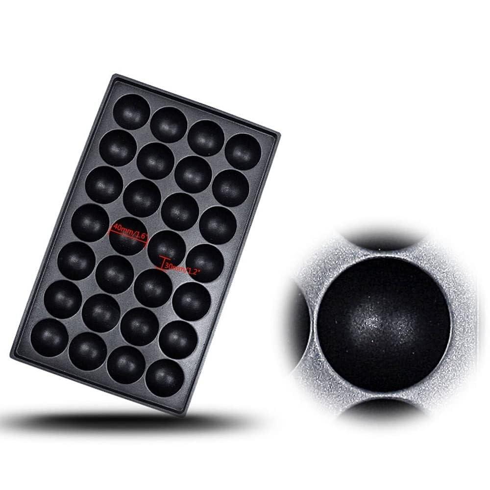 LPLYAA LPLYAA Electric Takoyaki Maker, Commercial 28PCS Takoyaki Grill with Nonstick Molds Japanese Octopus Fish Ball Cake Grill Pan, 20240327