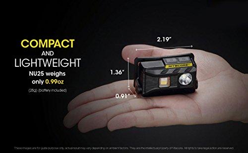 Nitecore NITECORE 2017 Version First Generation NU25 360 LM Rechargeable Headlamp, Yellow