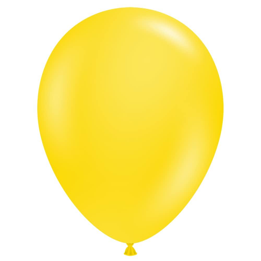 Tuftex Tuf-Tex 5\" Yellow Latex Balloons