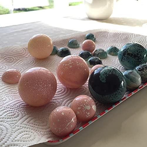 Goldbaking Goldbaking Ball Chocolate Mold Ball Polycarbonate Mould Chocolate Mold Hot Chocolate Bomb (Middle 2inch)