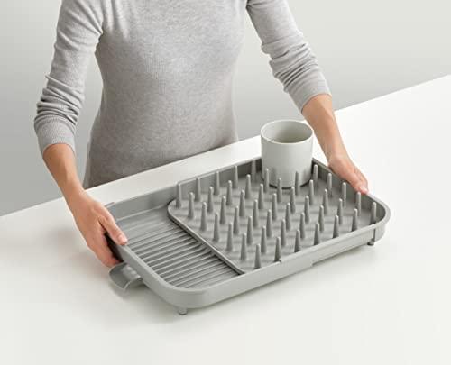 Joseph Joseph Joseph Joseph Duo Expandable Dish Drying Rack, Gray, 2-Tier