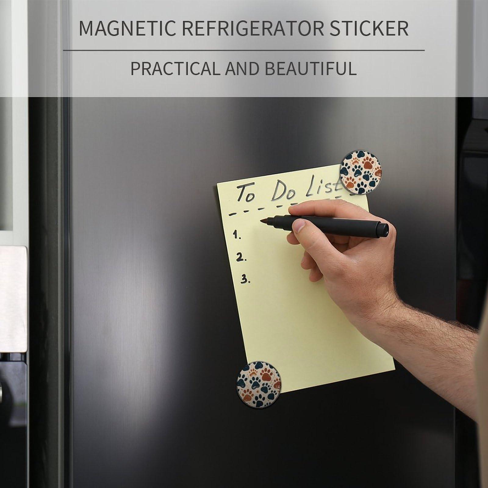 RKJVB Fridge Magnets Funny Cute Strong Magnetic Refrigerator Sticker Dog Paw Refrigerator Magnets Reusable Fridge Magnet Sticker for Kitchen Locker Car Home Whiteboard Office