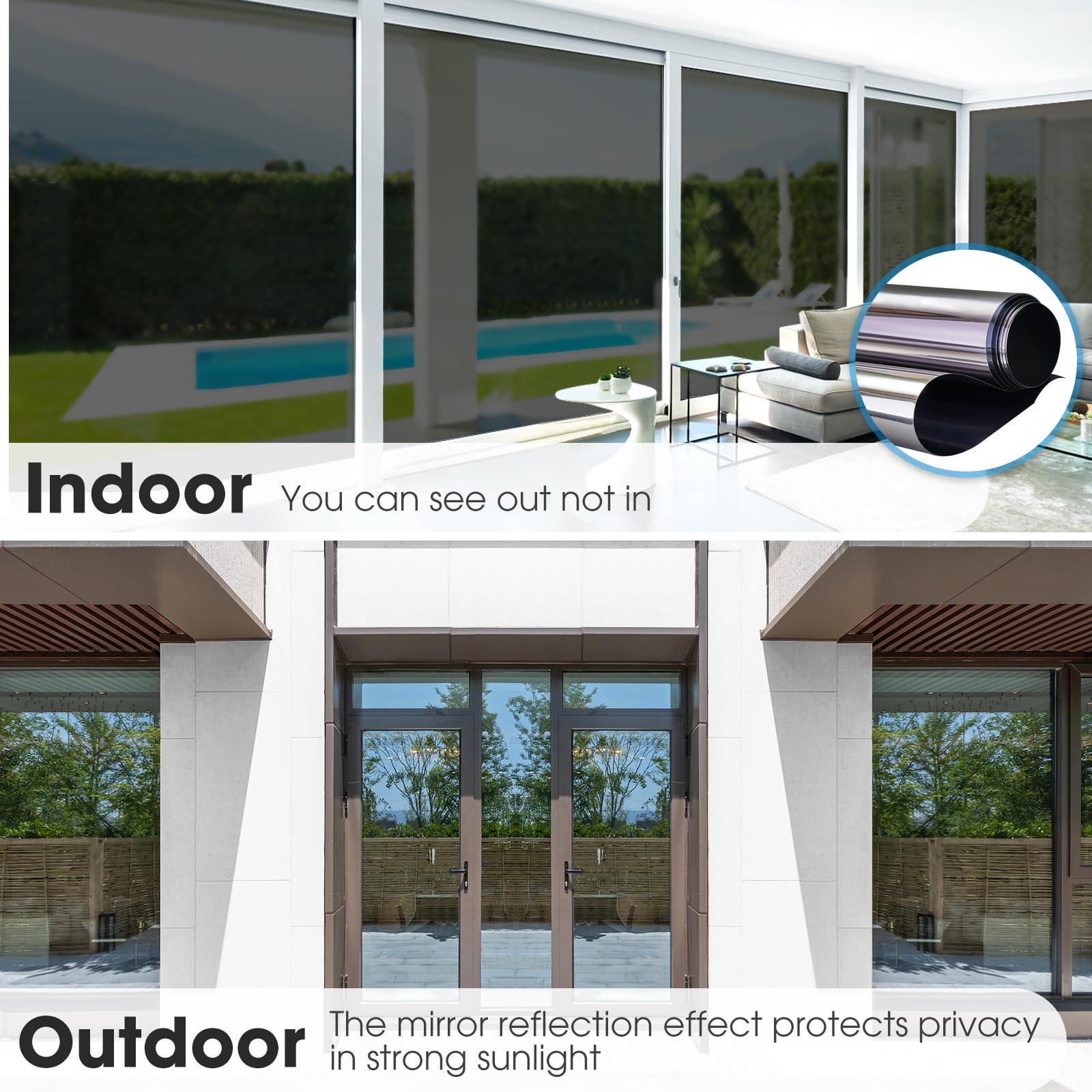 Coavas Coavas One Way Privacy Window Film