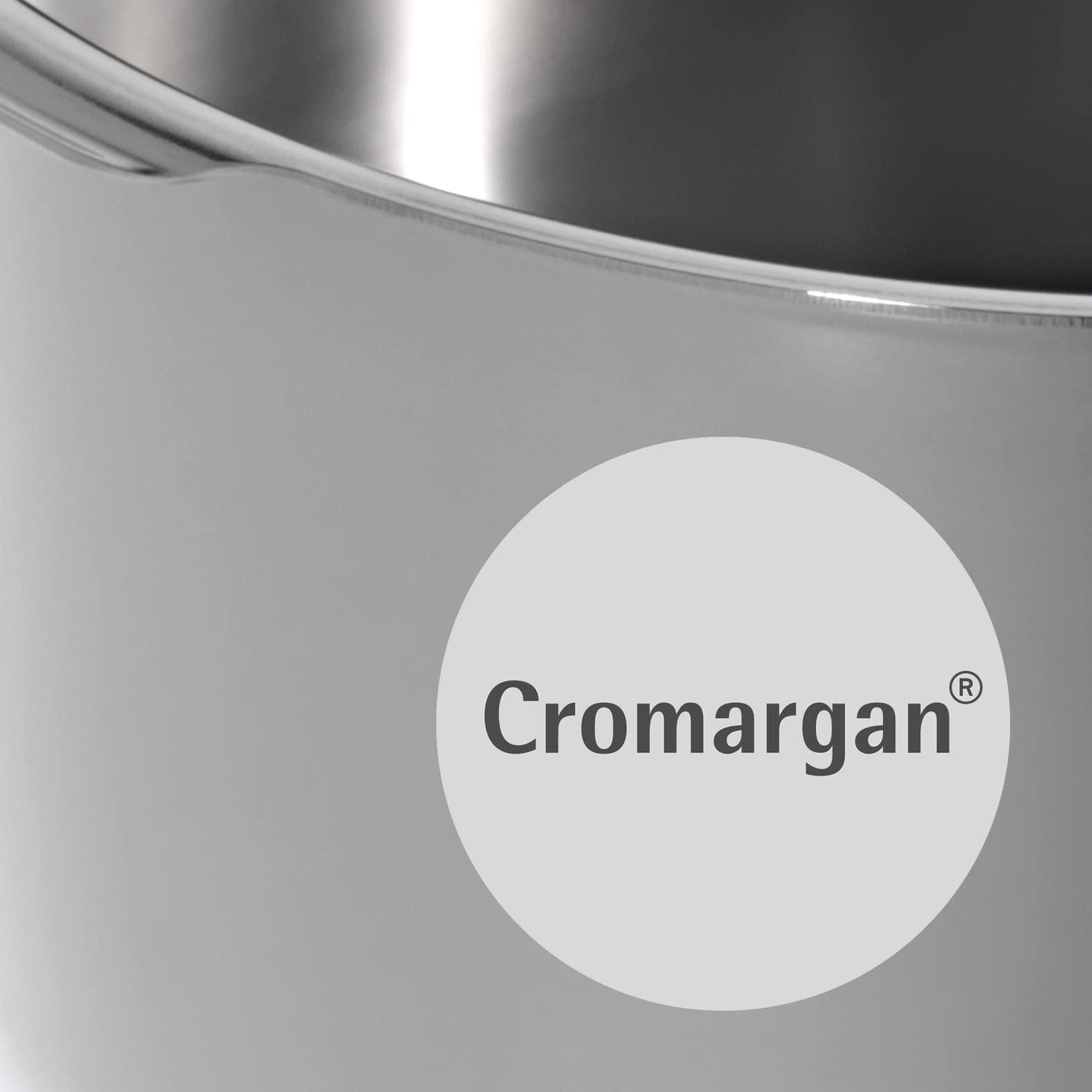 WMF WMF Perfect Plus Quick Cooker Diameter 22 cm Diameter of 6 Litres and a Half with Flame Protection Cromargan Stainless Steel for Induction