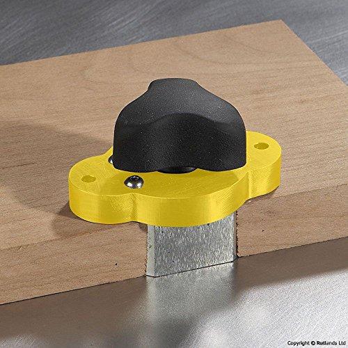 Magswitch Magswitch MagJig 95 Magnetic Woodworking and Welding Base Clamp Holder for Wood Working Supplies, Accessories, Tools and Equipment, Magnet Switch with On/Off Capabilities, 95 lb Holding Force, Yellow
