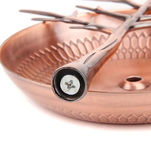 WELL-STRONG WELL-STRONG Jewelry Tree Necklace Earring Holder Modern Cute Bird Jewelry Stand for Women Girls Teen Bronze