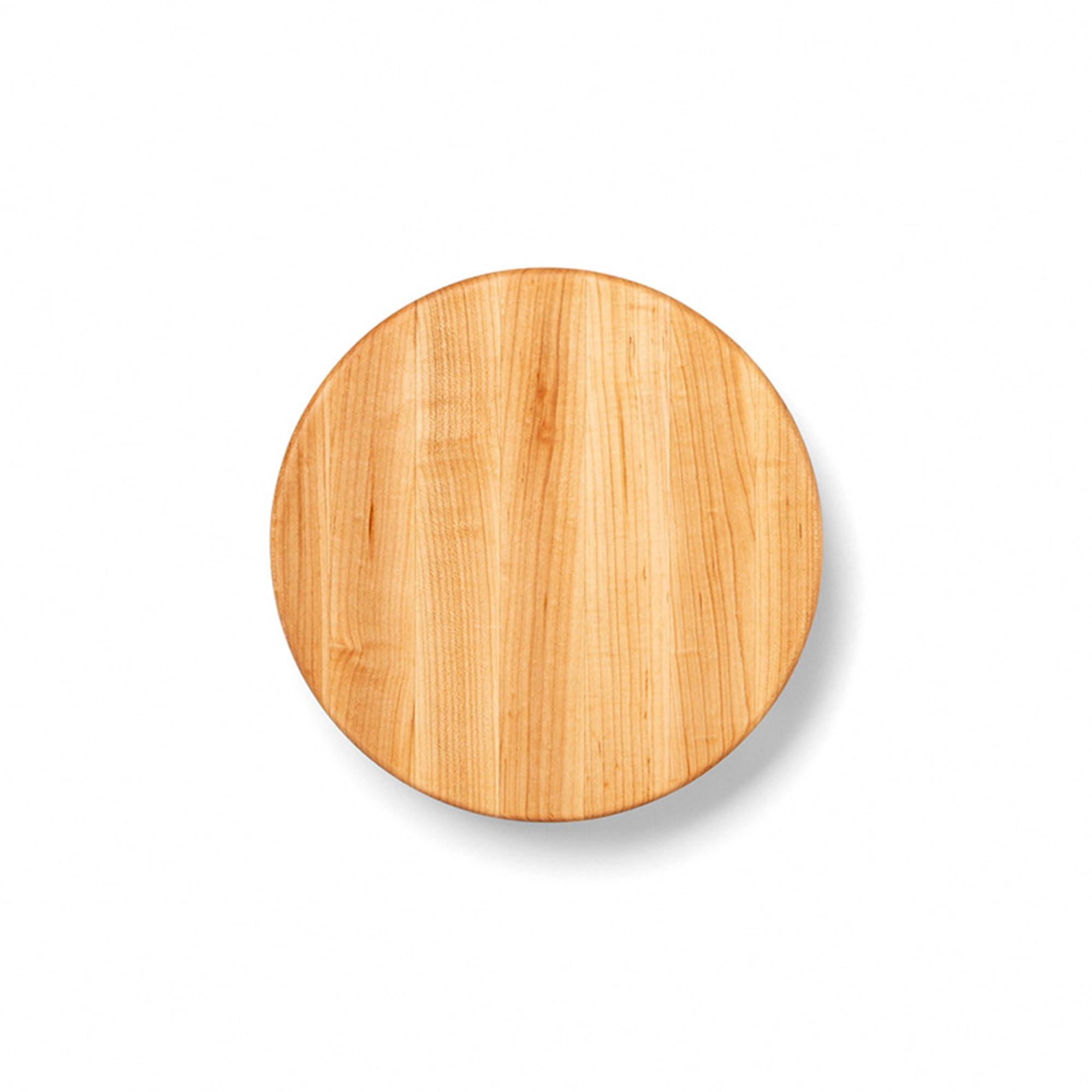 John Boos John Boos Boos Block B Series Round Wood Cutting Board with Feet, 1.5-Inch Thickness, 12\" x 12\" x 1 1/2\", Maple