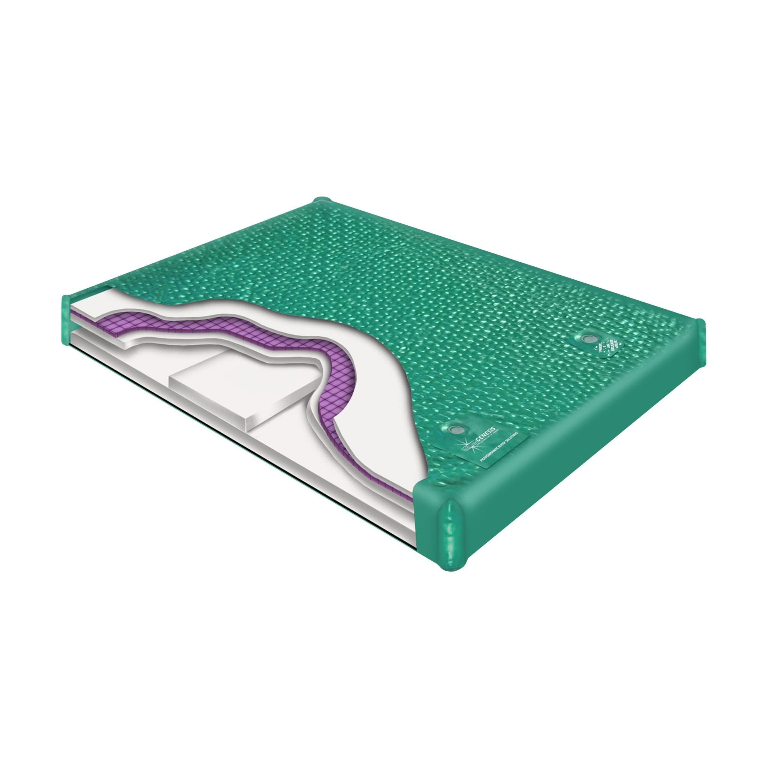 INNOMAX INNOMAX 98% WAVELESS WATERBED Mattress/Liner/Digital Heater/PAD/Fill Drain/Conditioner KIT for hardside (Wood Frame) waterbeds (California King 72x84 1G8P1)