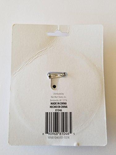 KSG Toys 3 inch diameter Happy Birthday Light Up Display Flashing On/OFF Button Party Favors gift bags pin, SET OF 12