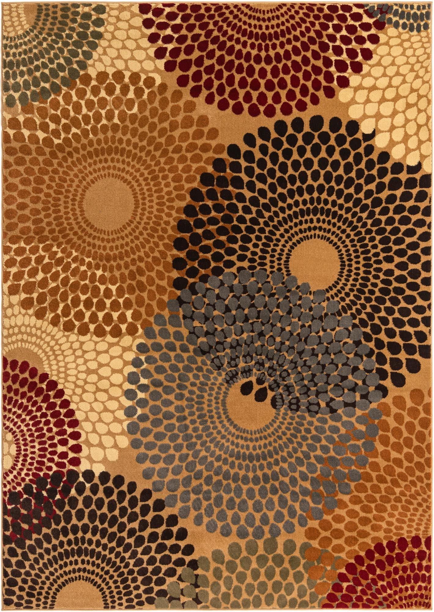 Rugs.com Rugs.com Cafe Collection Rug 7' x 10' Beige Medium Rug Perfect for Bedrooms, Dining Rooms, Living Rooms