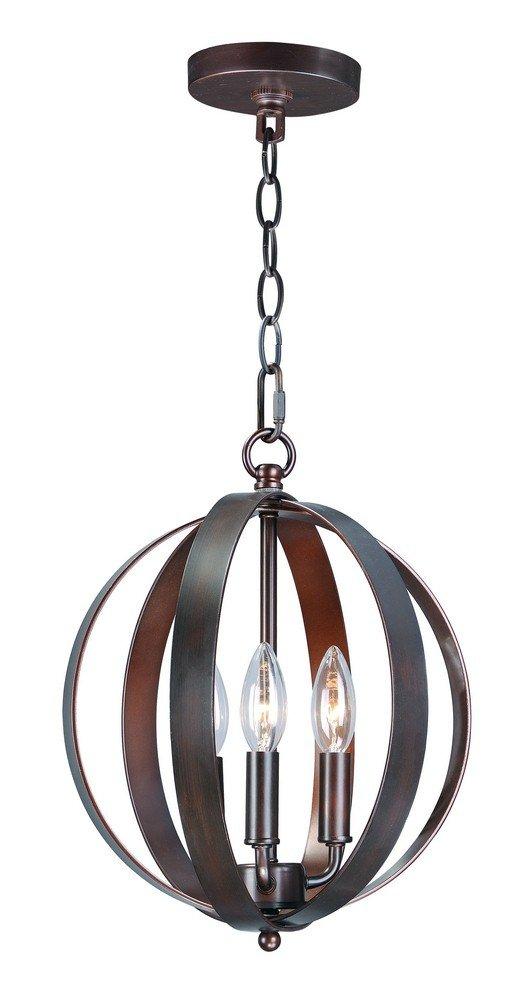 Maxim Maxim Provident-Three Light Pendant-12 Inches Wide by 14.5 inches high-Oil Rubbed Bronze Finish