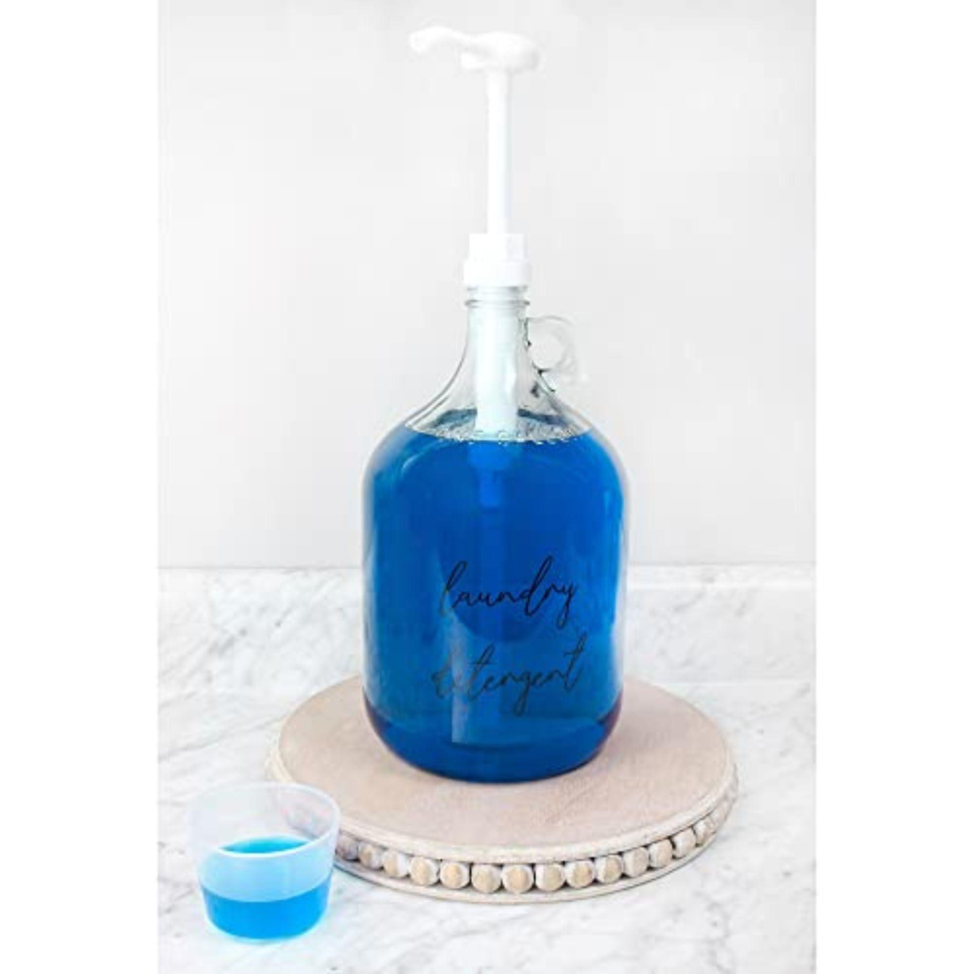 Darware Darware Laundry Pump Soap Dispenser: Liquid Detergent Gallon Glass Pump Bottle