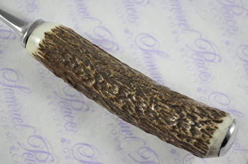 Sheffieldcutleryshop Six Genuine Stag Horn/Antler Handle Table Forks Boxed Made in Sheffield England