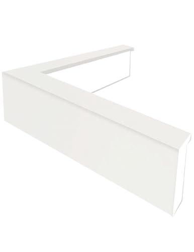 WHOLESALE ARTS AND FRAMES WHOLESALE ARTS AND FRAMES 2-3/16\" Deep Polystyrene Shadow Box Picture Frame - by WholesaleArtsFrames-com 13x13 2880 - White - American Made