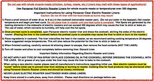 PanSaver Pansaver Electric Roaster Oven Liners(Pack of 3)