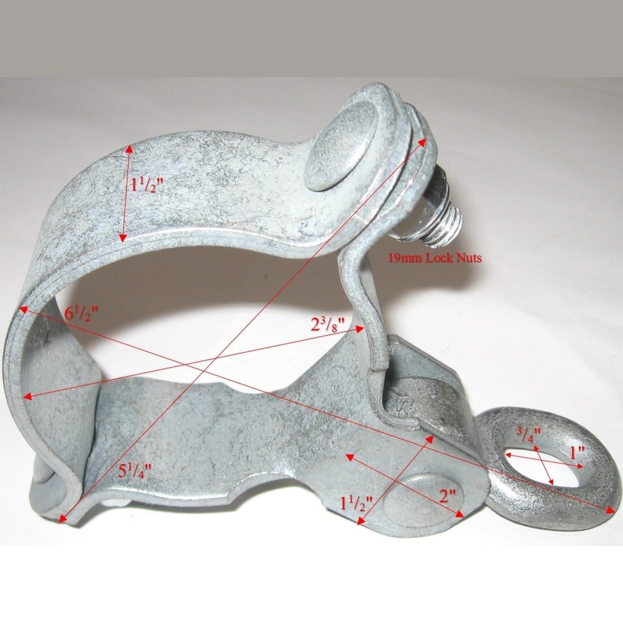 Playkids Pipe Swing Set Hangers - Commercial Grade (2 3/8\" Pipe)