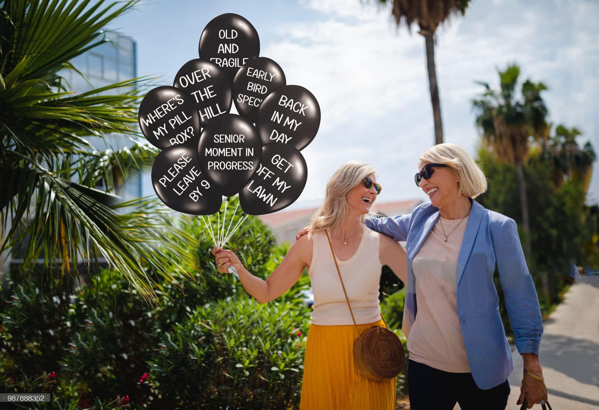 Drunk Doll Cake Toppers Funny Abusive Balloons | Fun Decoration for Adult Birthday Party (8 Pack Rated E)