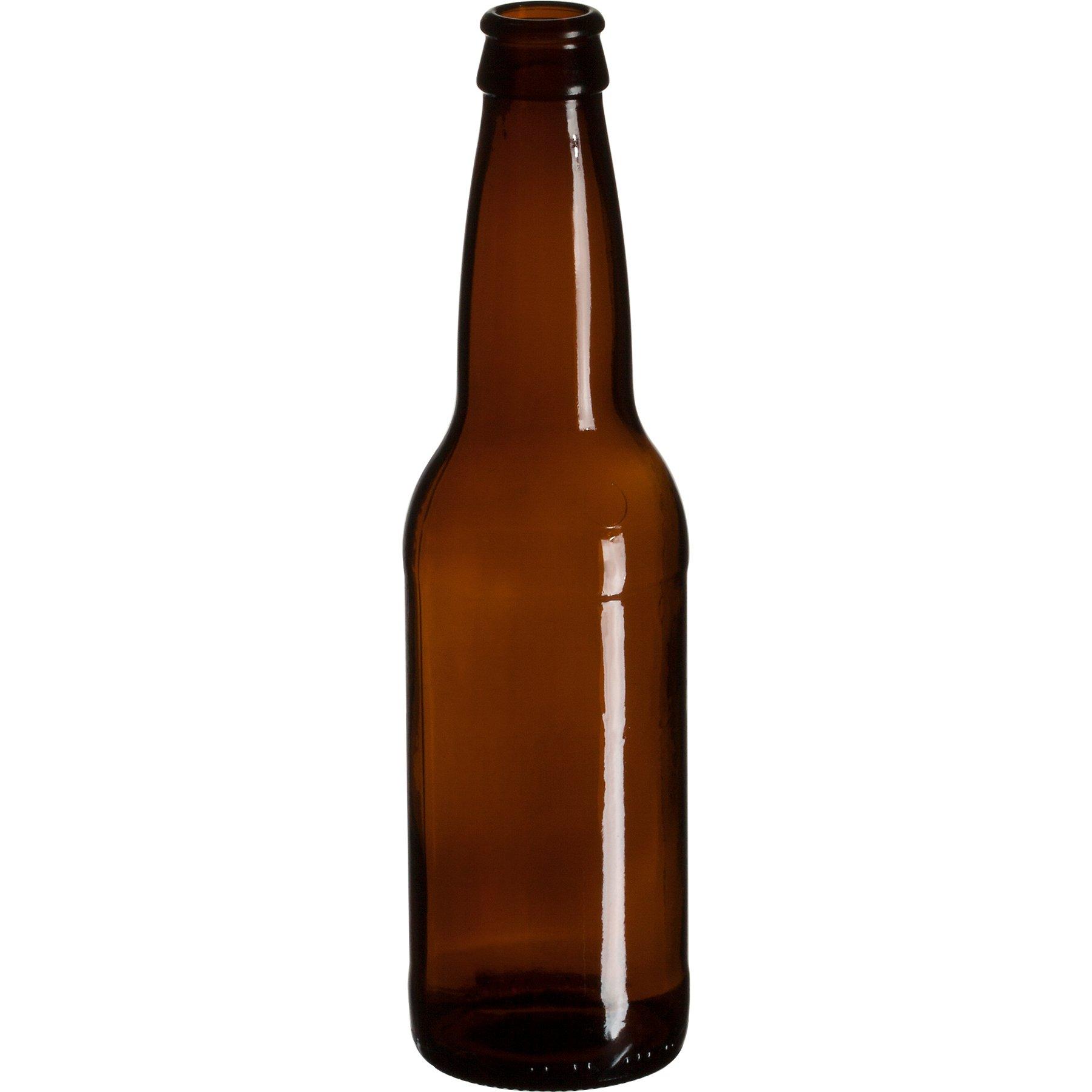 The Cary Company The Cary Company 30WLN2 12 oz. Long Neck Beer Bottle, Pry-Off, Amber (Pack of 24)