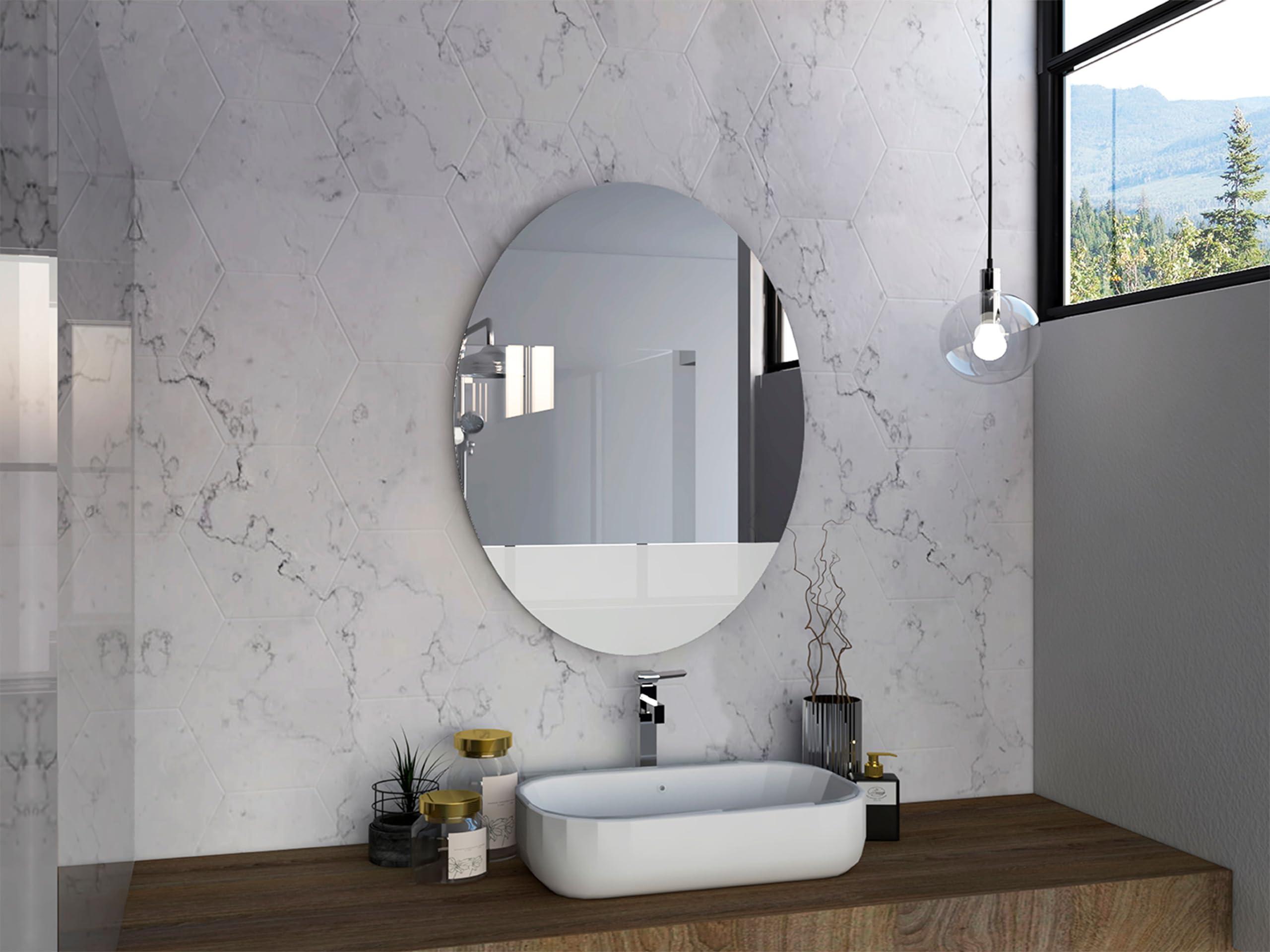 INTRIXX INTRIXX Ortega Oval Bathroom Mirror Clear for Bathroom, YX-336