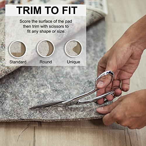 Mohawk Home Mohawk Home 7' 8" x 10' 4" Non Slip Rug Pad Gripper 1/4 Thick Dual Surface Felt + Rubber Gripper - Safe for All Floors